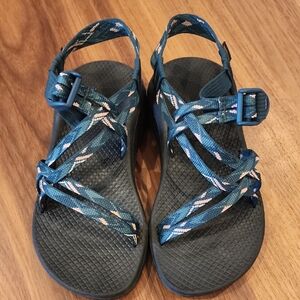 Chaco Green Strappy Sandals